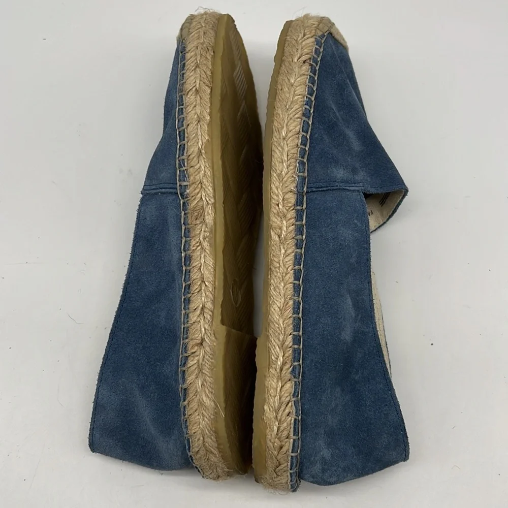 Fabiolas Blue Suede Espadrilles size EU38   US 7.5